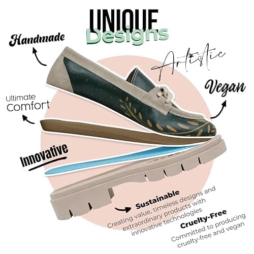 DOGO Penny Loafers for Women - Handmade and Vegan Leather Platform Loafers for Women thumbnail 3