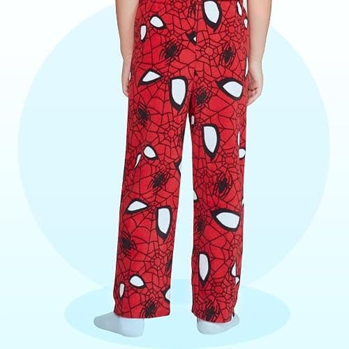 Marvel Spider-Man Boys Plush Fleece Lounge Pajama Pants thumbnail 5