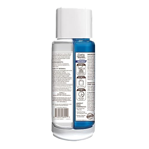 GuruNanda Teeth Whitening Dual Barrel Oxyburst Mouthwash - Alcohol & Fluoride Free, Hydrogen Peroxide to Promote Whiter Teeth - Wild Mint - 20 Fl Oz thumbnail 10
