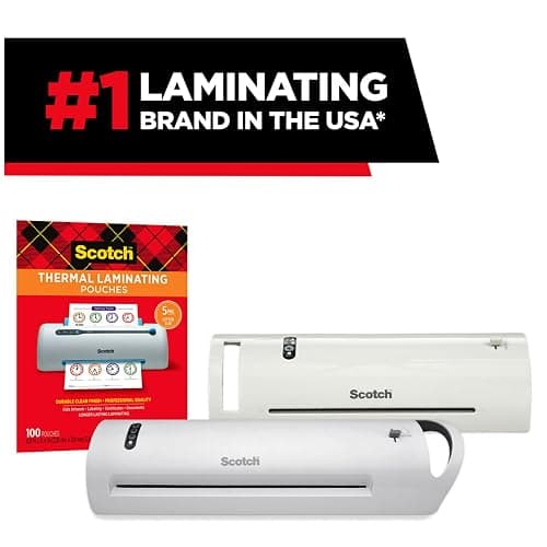 Scotch Thermal Laminating Pouches, 200 Count, Clear, 3 mil., Ideal Office or School Supplies, Fits Letter Sized Paper (8.9 in. × 11.4 in.) thumbnail 5