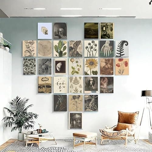 Leifyson 70PCS Vintage Wall Collage Kit - Create Aesthetic Magic with Nature-Inspired Posters and Room Decor 4x6 Inch thumbnail 4