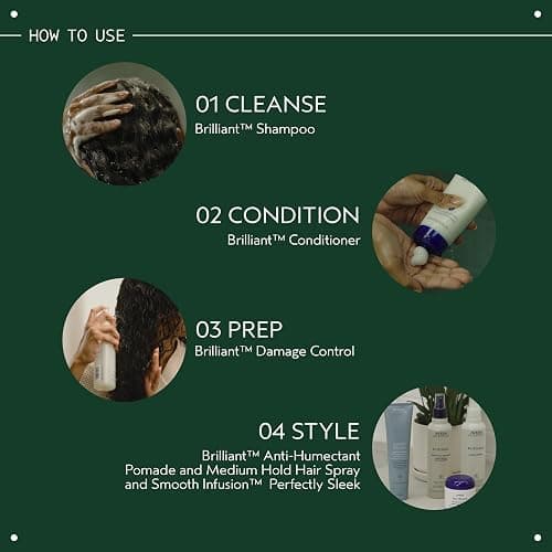 Aveda Brilliant Anti-Humectant Pomade | Helps Prevent Frizz and flyaways | Protects Against Humi 2.5 Ounce thumbnail 2