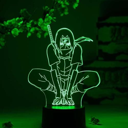 Otaku Lamps Itachi Uchiha Night Naruto – Anime Night Light, 16 Color RGB LED – Gift for Otaku thumbnail 4
