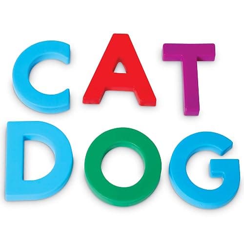 Learning Resources Jumbo Magnetic Uppercase Letters - Magnetic ABC, Alphabet Recognition for Preschoolers, Phonics and Spelling, Classroom, Teach Toddler Reading, Educational Toy, Gifts for Kids thumbnail 7
