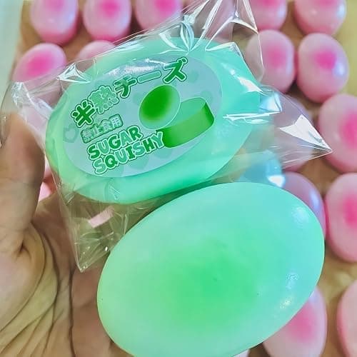 Slow Rising Squishy Toys, 4Pcs Sticky Bread Squishies Fidget Toys for | Super Soft Slow Rising Squishies, Vibrant Bread Shape Squeeze Toy for Anxiety Relief, ADHD, Party Favors thumbnail 2
