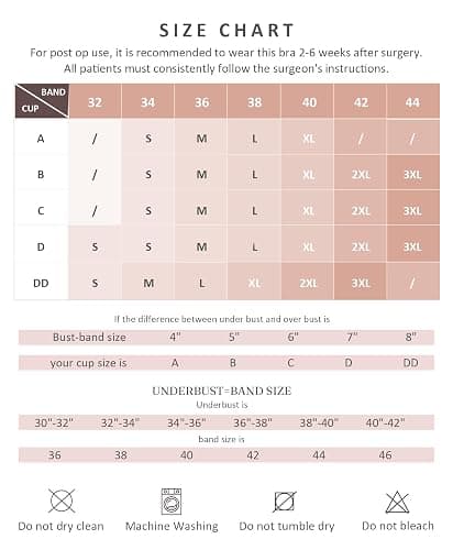 FeelinGirl Post Surgery Compression Bra for Women's Front Closure Bra with Adjustable Straps Wirefree thumbnail 5