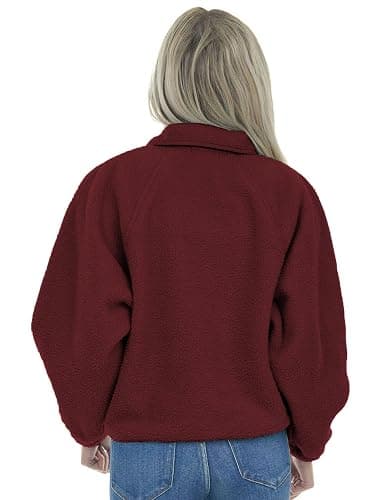 Aoang Womens Winter Coats Casual Lapel Long Sleeve Fleece Faux Fur Jacket thumbnail 4