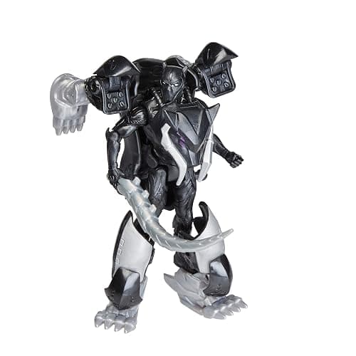 Marvel Mech Strike Mechasaurs, 4-Inch Black Panther with Sabre Claw Action Figures, Super Hero Toys for Kids Ages 4 and Up thumbnail 6