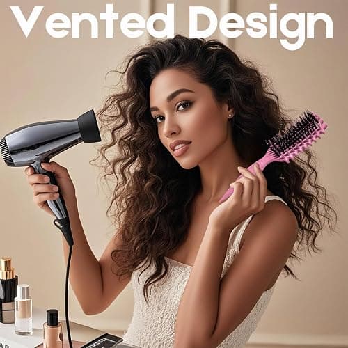 Curly Hair Brush Candybrush Curl Defining Brush for Detangling Shaping and Defining Curls for Women, Men, Wet & Dry Hair (Pink) thumbnail 7