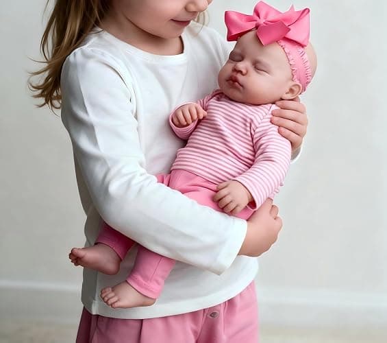 iCradle Reborn Baby Dolls 20 Inch Reborn Baby Dolls Silicone Weighted Body Newborn Toddler Dolls Best Wish for Age3+ thumbnail 4
