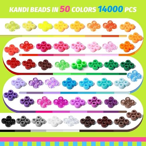 Pony bead 14,000 beads kit thumbnail 4