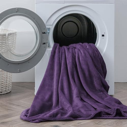 BEDELITE Flannel Sheets Twin Size Purple - Super Soft Fleece Sheets Set Fluffy Extra Plush, 3 Piece(Include Fitted Sheet, Flat Sheet, 1 Pillowcase) thumbnail 8