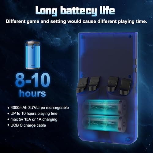 R36MAX Retro Handheld Game Console 4 inch IPS Screen Mini Retro Gaming Console 4000mAh Portable Pocket Arcade 64G TF Card 20+ Mainstream Emulators thumbnail 4