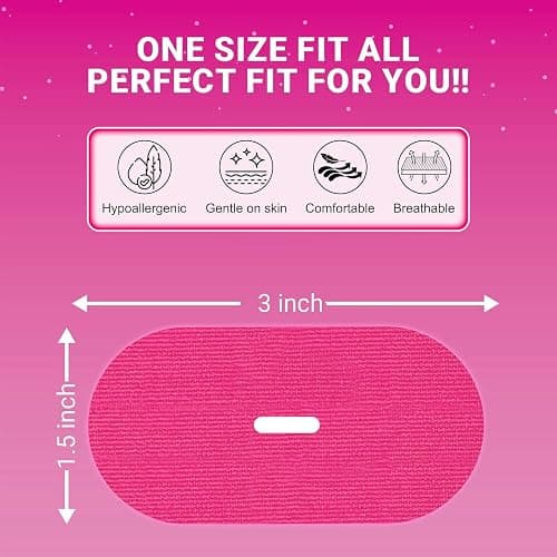 Mouth Tape for Sleeping Women 60 Count Pink Strip Tapes P-7 thumbnail 3