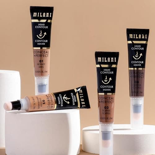 Milani Conceal + Perfect Liquid Contour for Added Definition, Face Lift Collection - Toffee thumbnail 7