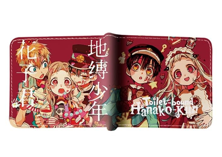 ISaikoy Anime Toilet Bound Hanako Kun Wallet PU Leather Billfold Coin Case Passport ID Card Holder 10 - Image 1