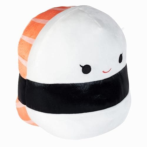 Squishmallows Original 10-Inch Solenn The Salmon Sushi - Official Jazwares Plush - Collectible Soft & Squishy Sushi Stuffed Animal Toy - Add to Your Squad - Gift for Kids, Girls & Boys - Image 1