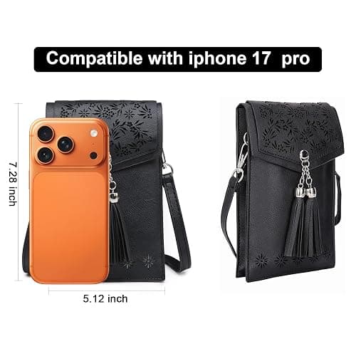 seOSTO Womens Small Crossbody Bag For Woman, Tassel Wallet Purse，Gifts For Teenage Girls thumbnail 3