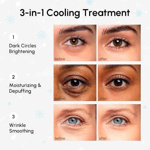 MAREE Eye Gels - Cooling Pads Under Eye Patches for Puffy Eyes and Dark Circles with Collagen & Hyaluronic Acid - Anti Wrinkles Under Eye Masks Skincare Treatment for Puffiness - Parches Para Ojeras thumbnail 3