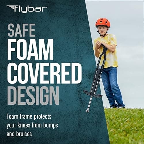 Flybar Master Pogo Stick for Kids Ages 9+, 80–160 lbs – Easy Grip Handles – Active Exercise Toy for Tweens & Teens – Outdoor Toy with Non-Slip Foot Pegs for Boys and Girls – No Assembly Needed thumbnail 7