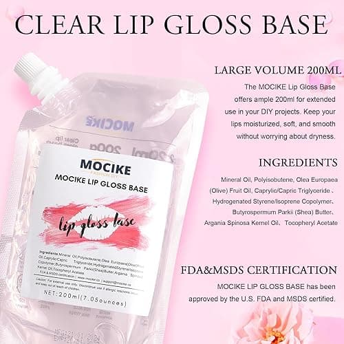 MOCIKE DIY Lip Gloss Making kit for Girl Gifts - 37 PCS DIY Lip Gloss kit Make Your Own Lip Gloss thumbnail 3
