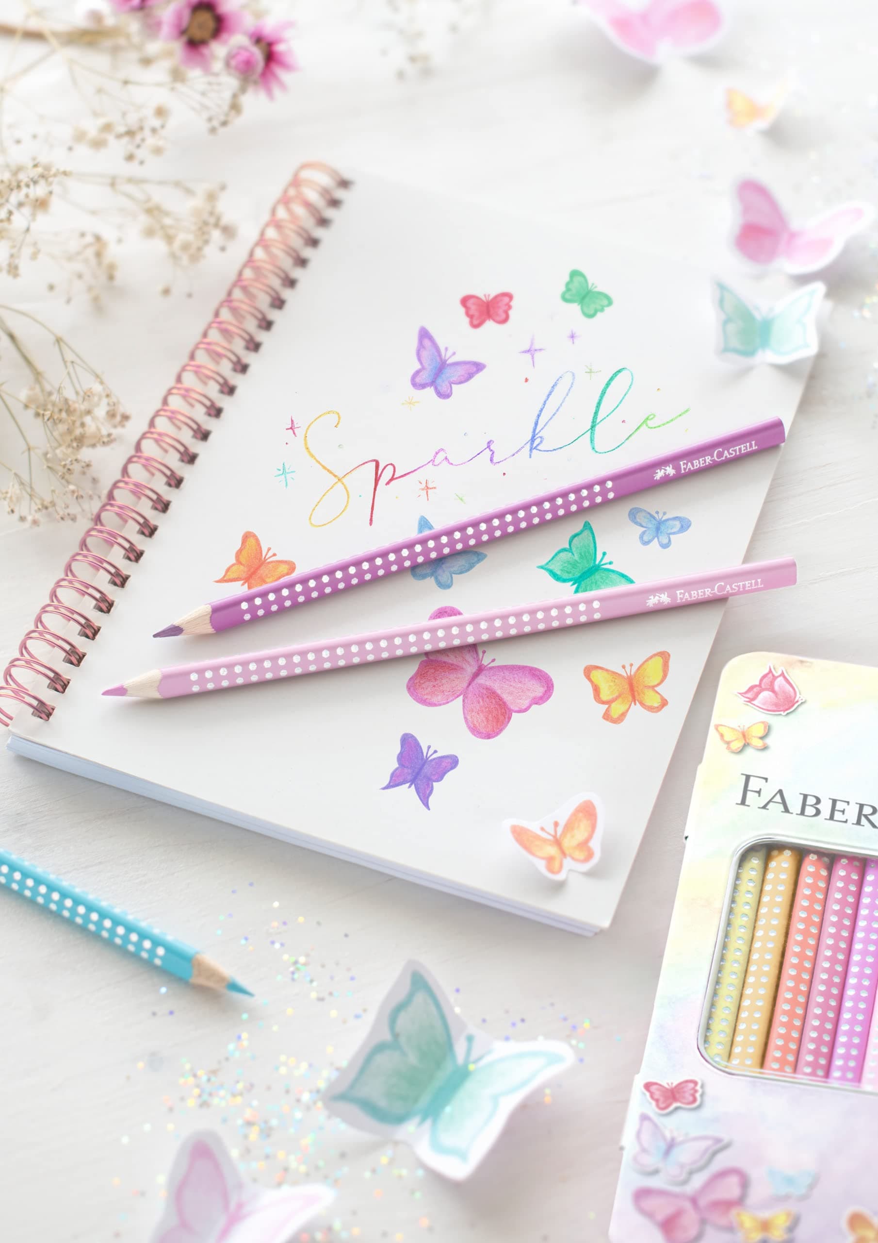 Faber-Castell 201910 Colored Pencils, 12 Pieces, Pastel Colours thumbnail 4