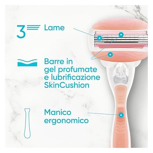 Gillette Venus Comfortglide Spa Breeze Ricariche Per Rasoio Da Donna Venus, Confezione Da 10, 3 Lame Incorporate, Per Una Rasatura Liscia E Profonda Che Dura thumbnail 3