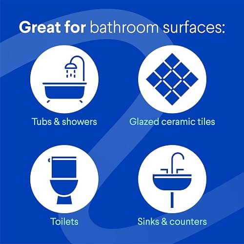 Clorox Disinfecting All-Purpose Cleaner, 32 fl. Oz., and Bathroom Cleaner, Bleach Free, Household Essentials, Cleans Dirt and Grime Off Most Surfaces and Countertops, 32 fl. oz. thumbnail 8