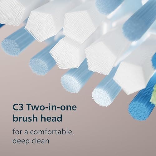 Philips Sonicare 6500 Series Electric Toothbrush - Next-Generation Sonicare Technology, Pressure Sensor, 9 Brushing Settings, SmarTimer, BrushPacer, 21-Day Runtime, Travel Case, Light Pink, HX7412/05 thumbnail 9