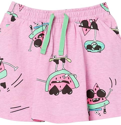 Amazon Essentials Girls and Toddlers' Knitted Ruffle Skort Skirts (Previously Spotted Zebra), Multipacks thumbnail 3