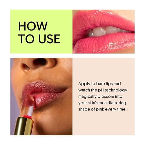 Winky Lux Flower Balm, pH Lip Balm, Color Changing Lipstick and Tinted Lip Balm, Vegan & Cruelty Free, Hydrate & Plump, Sheer Pink Lipstick, Pink Flower with Vanilla Scent thumbnail 6