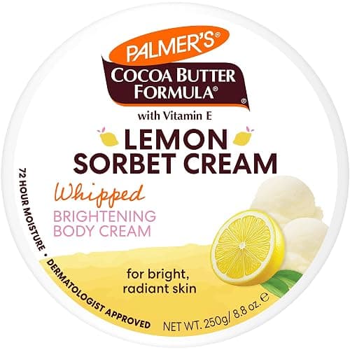 Palmer's Cocoa Butter Formula, Lemon Sorbet Brightening Whipped Body Cream (8.8 fl oz), Hydrating Cream with Lemon Extract, 72-Hour Moisture, Citrus Creamy Fragrance, Dermatologist-Approved thumbnail 8