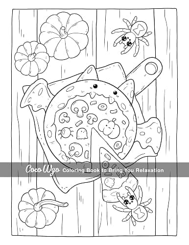 Creepy Cutie: Coloring Book for Adults and Teens Featuring Goth Kawaii and Spooky Cute Creatures of All Kinds and Many More thumbnail 6