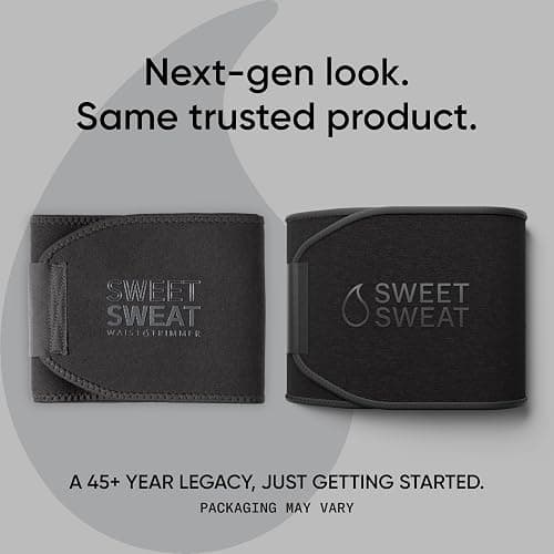 Sports Research Sweet Sweat Waist Trimmer (Core Series) - Premium Sweat Enhancing Fitness Band for Women & Men thumbnail 2