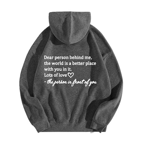 Ceboyel Womens Trendy Hoodies With Sayings Long Sleeve Sweatshirts Pullover Casual Tops Y2K Teen Girls Clothing - Image 1