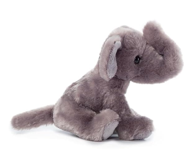 The Petting Zoo Elephant Stuffed Animal Plushie, Gifts for Kids, Wild Onez Babiez Wildlife Animals, Elephant Plush Toy 6 Inches thumbnail 5