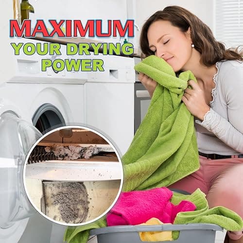 Sealegend Dryer Vent Cleaner Kit Dryer Lint Vac Attachment with Brush, Lint Remover, Dryer Vent Vacuum Hose Cleaning Tools, Blue thumbnail 6