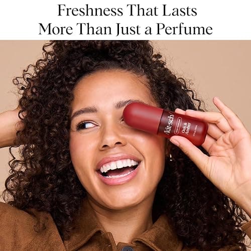 Kitsch Hair Perfume for Women - Oak & Amber | Clean, Deodorizing & Patented Odor-Eliminating Technology Hair Spray & Body Mist - Freshen Hair, Body & Pillows- Berries and Blooming Jasmine Scent - 50mL thumbnail 3