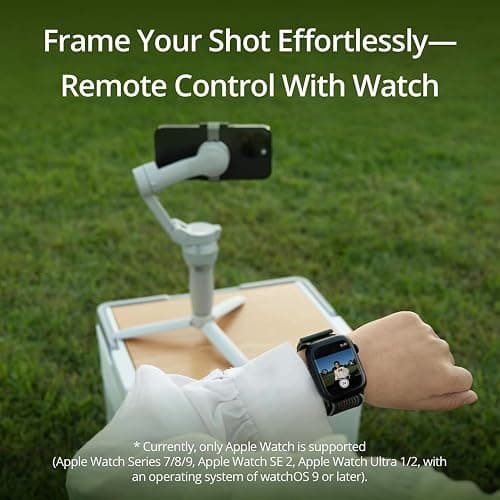 DJI Osmo Mobile SE, 3-Axis Phone Gimbal for iPhone, Android, Built-in Tripod, Selfie Stick, Gimbal Stabilizer for iphone, Andriod, ActiveTrack 6.0, Vlogging Stabilizer for Youtube, TikTok, Travel thumbnail 5