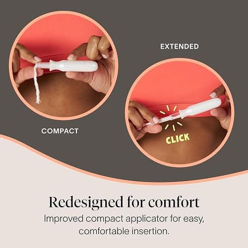Cora Organic Cotton Tampons Multipack (18 Regular, 18 Super Tampons) thumbnail 5