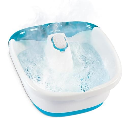 Homedics Bubble Mate Foot Spa, Toe Touch Controlled Foot Bath | with Invigorating Bubbles and Splash Proof, Raised Massage Nodes and Removable Pumice Stone - Image 1
