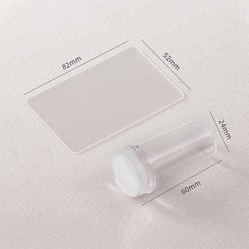 French Tip Tool,Nail Art Stamper Kit for DIY together,Home Manicure Starter Tool Salon(2 PCS) thumbnail 6