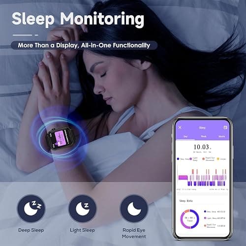 Smart Watch for Men, 120 Sports Modes Smartwatch with 1.83" HD, Alexa Built-in, Heart Rate/Sleep Monitor, IP67 Waterproof, Bluetooth Call & Music Control Fitness Watch for iPhone/Android (Black) thumbnail 7