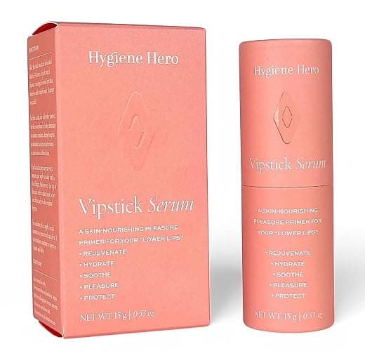 Hygiene Hero Vipstick Serum | Sexual Enhancer for Women | Intimate Grooming and Daily Soothing for Vulva | Soothe, Hydrate, and Protect Your Labia - Unflavored - Image 1