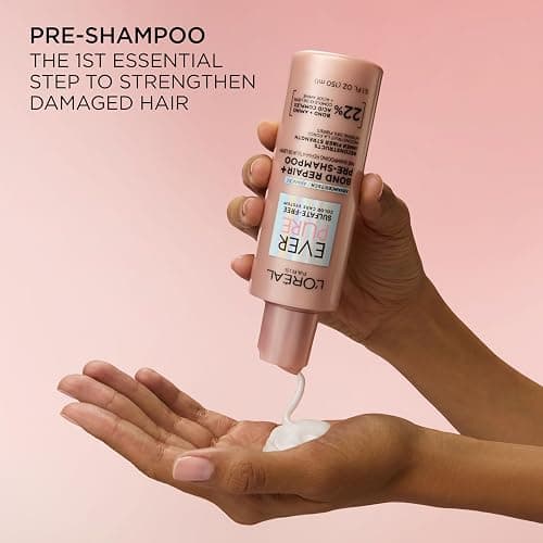 L'Oreal Paris Sulfate Free Bond Repair+ Pre Shampoo Concentrate, Hair Treatment with Bond + Amino Acid Complex for Colored, Bleached or Damaged Hair, EverPure, 5.1 Fl Oz (Packaging May Vary) thumbnail 7