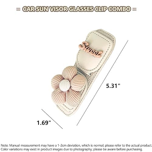 UINSUE Car Sunglasses Holder Eyeglass Clip with Sun Visor Storage for Cards Magnetic Eyewear Clamp Car Decor thumbnail 5