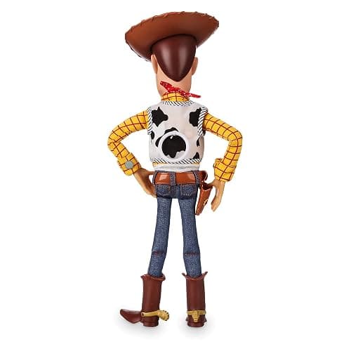 Disney Store Official Sheriff Woody Talking Action Figure from Toy Story, Features Sounds and Phrases from The Movies, Interacts with Other Figures and Toys thumbnail 4