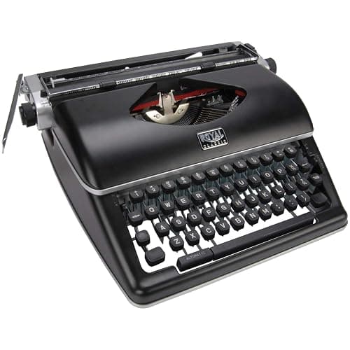 Royal Consumer Information Products Classic Retro Manual Typewriter (Black), Model Number: 79104P - Image 1