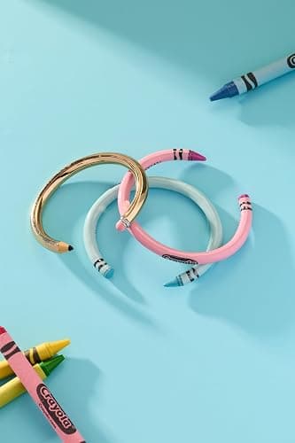 Crayola Crayon Cuff - Tickle Me Pink Hand Cuff Bracelet thumbnail 2