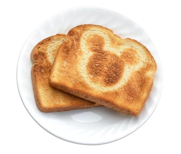 Disney Mickey Mouse 2 Slice Toaster by Select Brands - Disney Toaster for Breakfast Toast & Sandwich Bread - Kitchen Essential with Browning Control - Self-Centering Slots & High Rise Toast Lift thumbnail 4